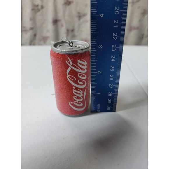 Kurt Adler Classic Coca-Cola Coke Soda Pop Can Christmas Ornament frost - Picture 2 of 3